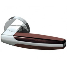Ручка дверная раздельная ARC URB2 CP/CP/Brown-16 Хром/хром/коричневый 