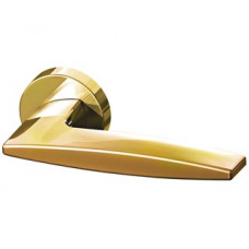 Ручка дверная раздельная SQUID URB9 GOLD-24 Золото 24К