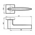 Ручка дверная раздельная SQUID USQ9 SN-3 Матовый никель