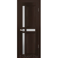 Дверь межкомнатная из массива ольхи Дорвуд модель Равелла ЧО Венге