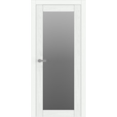 Дверь межкомнатная шпон ясеня крашенная эмалью "Халес" модель Уника 2 Тип 2G