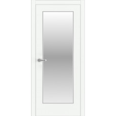 Дверь межкомнатная крашенная эмалью "Халес" модель Уника 3 Тип A + зеркало