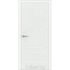 Дверь межкомнатная шпон ясеня крашенная эмалью "Халес" модель Уника 2 Тип B