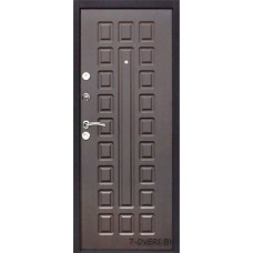 Металлическая дверь Йошкар модель с панелью Венге