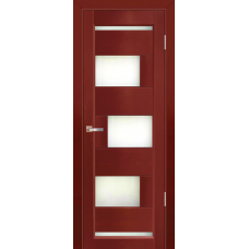 Межкомнатная дверь из массива ольхи модель Модена ДО Махагон