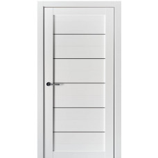 Межкомнатная дверь серии Mega soft тип A стекло черное