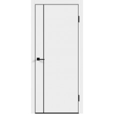 Межкомнатная дверь серии Mega модерн 4 (черная кромка)