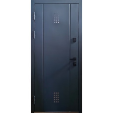 Металлическая дверь серии T-Doors модель Арктика-4 с терморазрывом четырехуступчатая