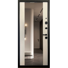 Металлическая дверь серии T-Doors модель Бавария-3 с зеркалом 