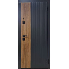 Металлическая дверь серии T-Doors модель Мелен 4-х уступчатая (наполнение Rockwool Акустик Баттс)