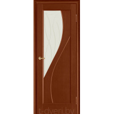 Дверь межкомнатная из массива ольхи Дива ДО, бренди