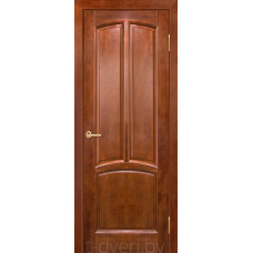 Дверь межкомнатная из массива ольхи Виола ДГ, бренди
