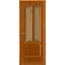 Дверь межкомнатная из массива ольхи Виола ДО, медовый орех